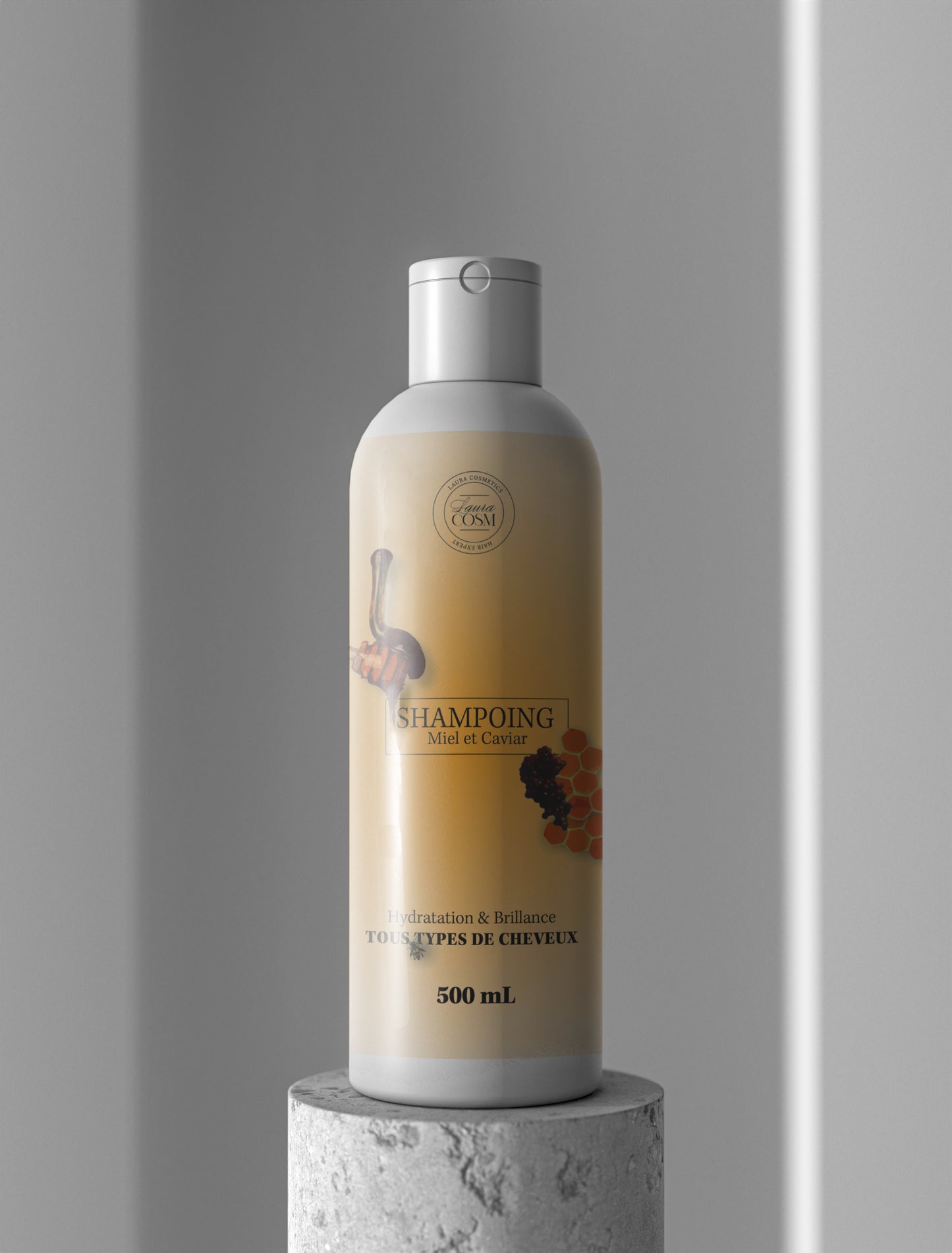 Shampoing miel et caviar